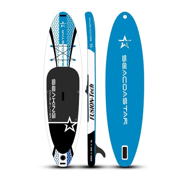 SEACOASTAR SEAKING CARBON-SET (325x80x15) double-layer SUP paddle board blue