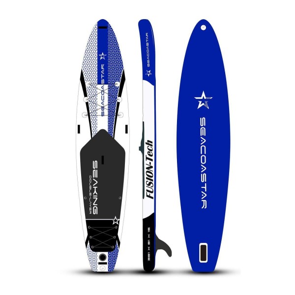 SEACOASTAR SEAKING TOURING CARBON-SET (381X81X15) double-layer SUP paddle board blue