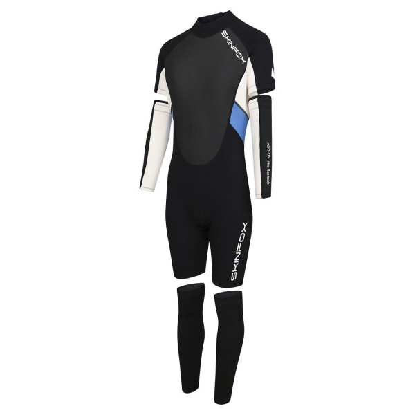 Skinfox Leader ADD-ON women turquoise-white 4in1 wetsuit