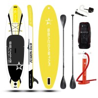 SEACOASTAR SEAKING Carbon-SET (325x80x15) Double-Layer SUP Paddle Board Yellow